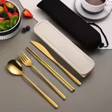 VoltHeater Portable Cutlery Set | Stainless Steel | Compact Carry Case