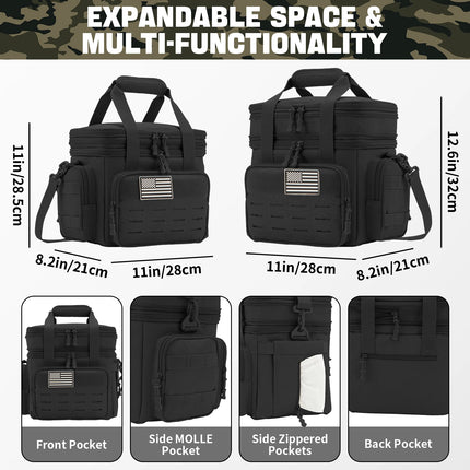 VoltHeater Tactical Lunch Bag | 18L Insulated Cooler Bag for Work