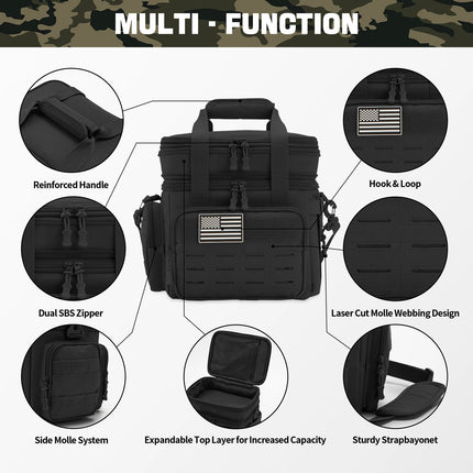 VoltHeater Tactical Lunch Bag | 18L Insulated Cooler Bag for Work
