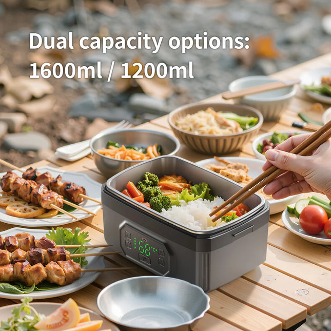 VoltHeater VH60 – Cordless Heated Lunch Box with Smart Timer (1.2L/1.6L)
