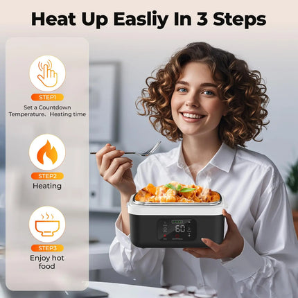 VoltHeater VH40 – Wireless Battery-Powered Heated Lunch Box