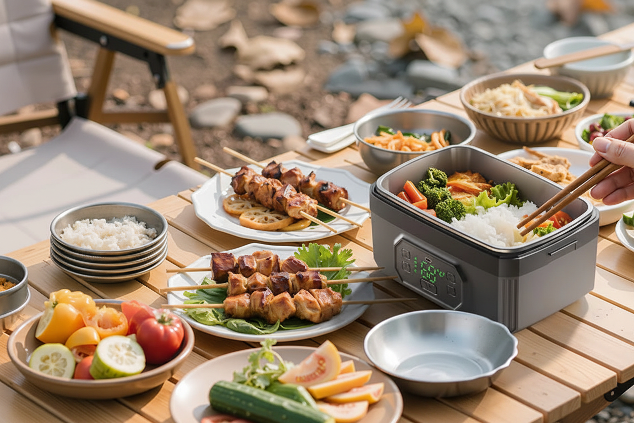 Outdoor Dining Scene - No Text