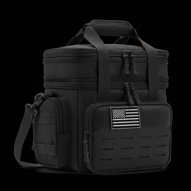 Tactical Lunch Bag Black Background