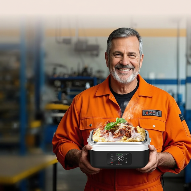 Worker with Lunch Box - No Text
